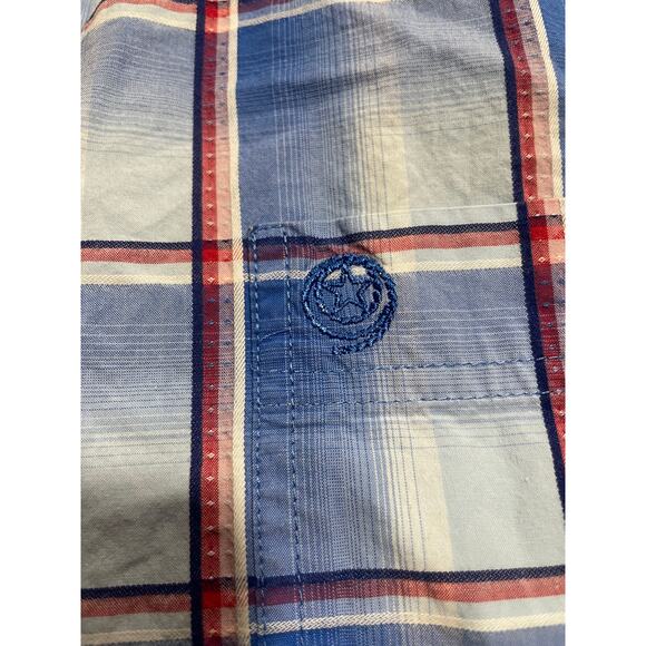 George Strait Cowboy Cut Collection by Wrangler Mens Sz XL Button Up Plaid Shirt - Picture 11 of 12